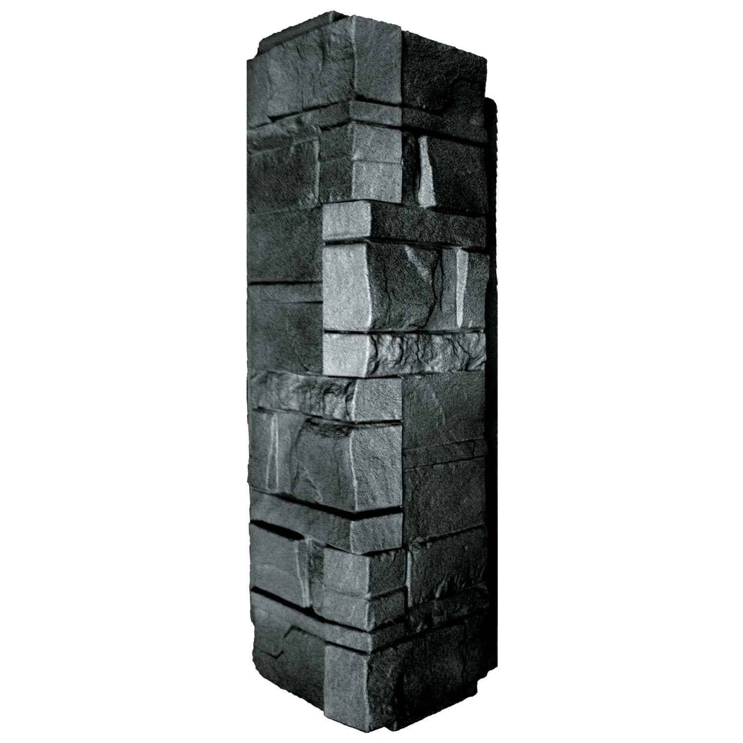 Stacked Stone Corner-Onyx