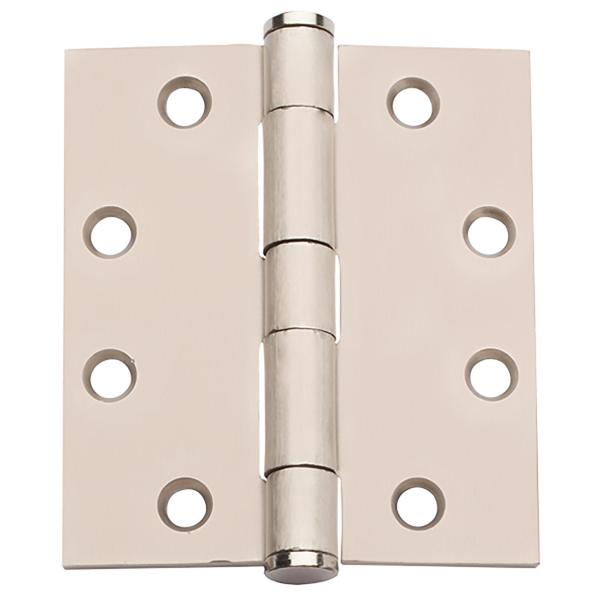 4-1/2" x 4" Ball Bearing Square Butt Hinge-3/Pack