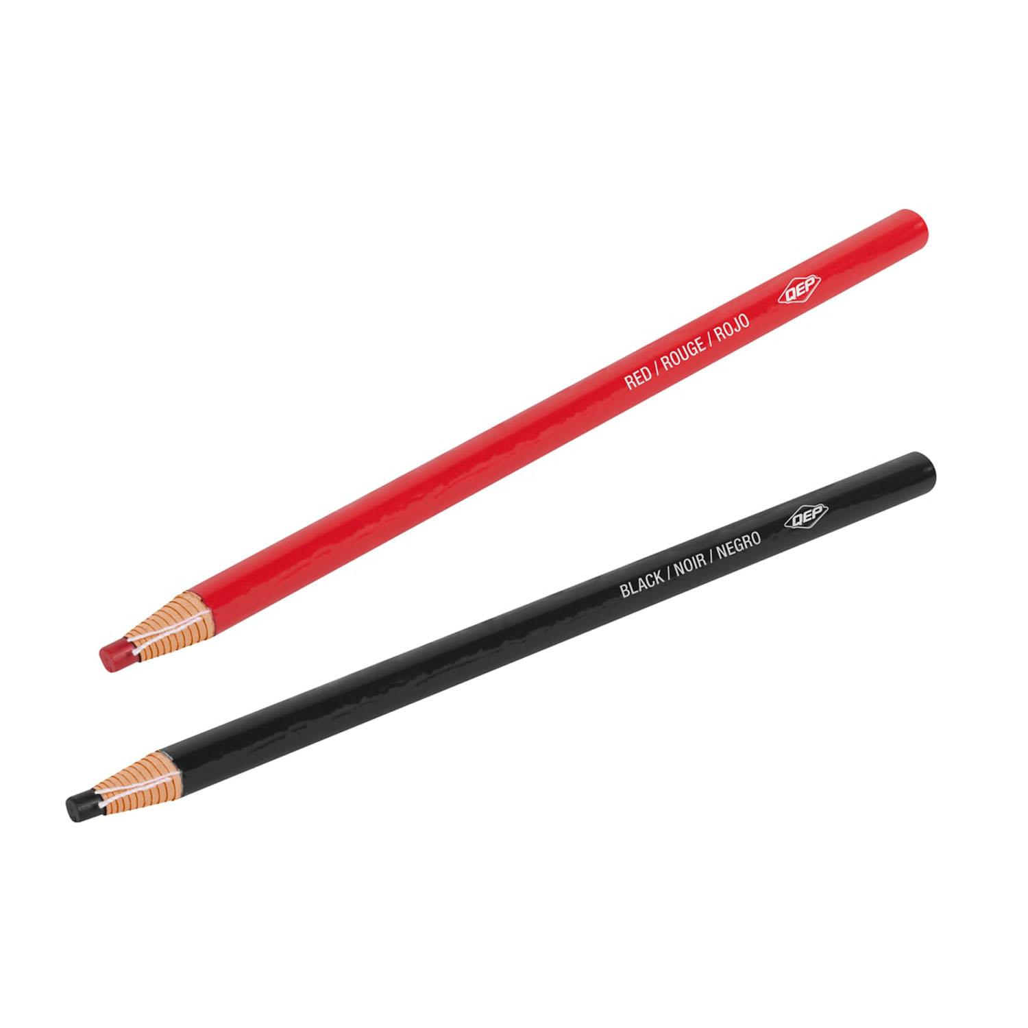 Marqueurs à porcelaine rouge et noir, 2/pqt