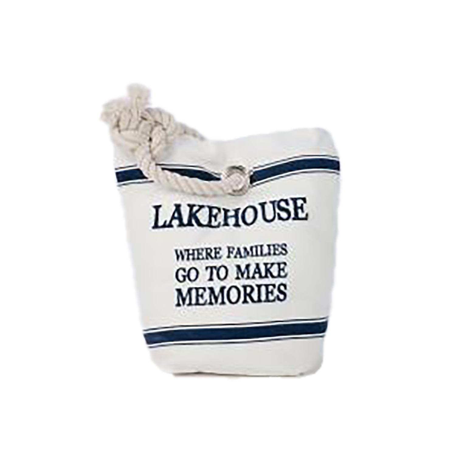 7" x 7" Lakehouse Memories Doorstop