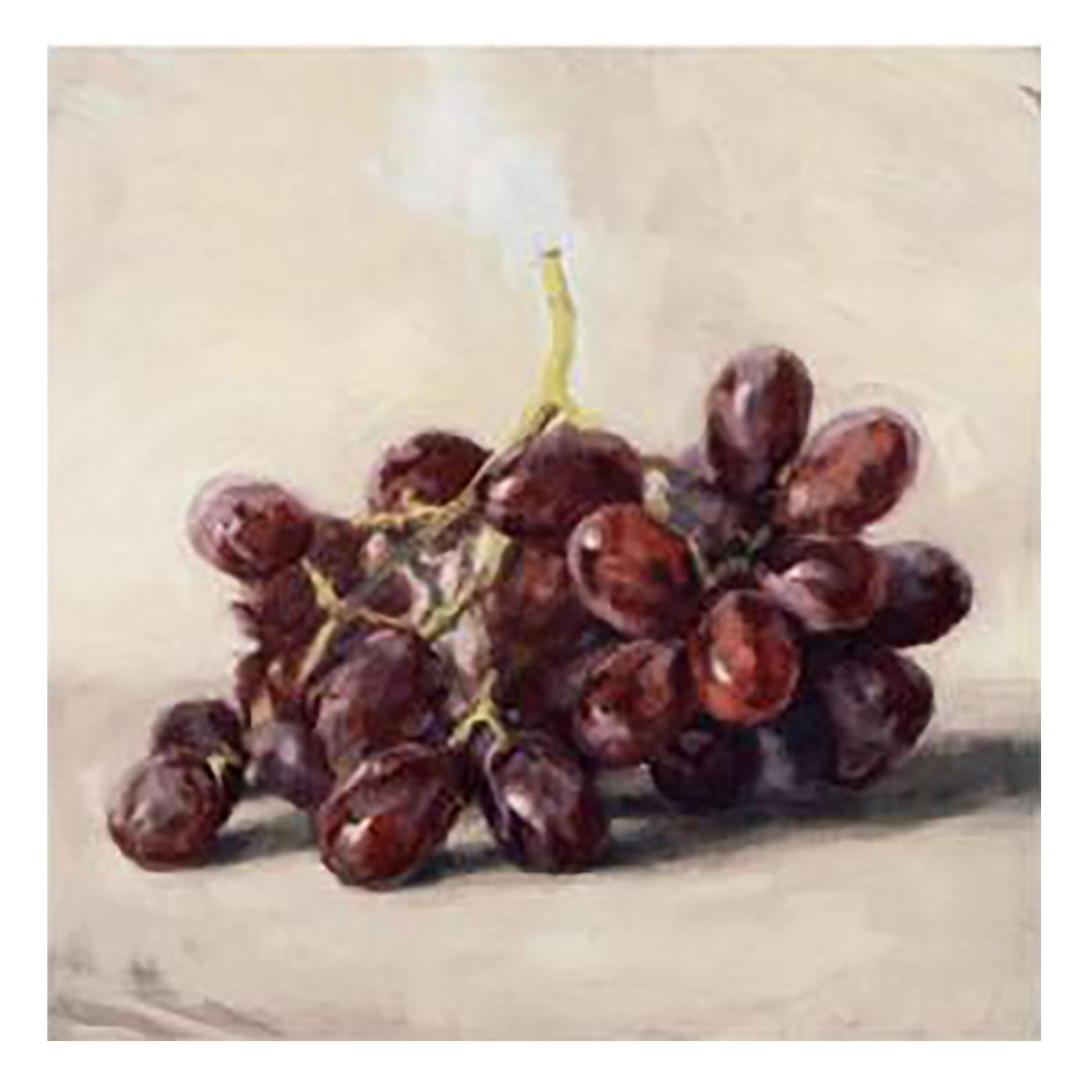 16" x 16" Canvas Art Red Grapes