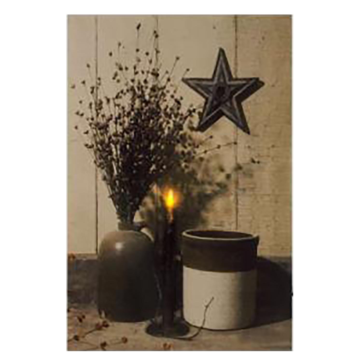 16"x 23.5" LED Canvas Art Country
