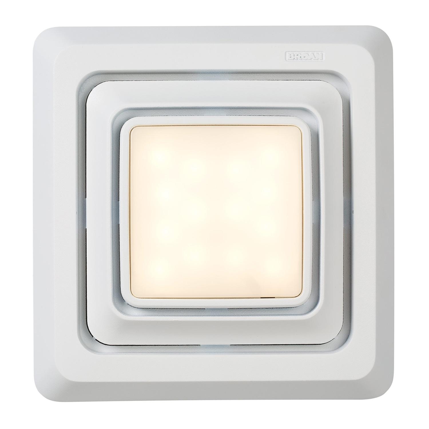 Grille de mise à niveau DEL de ventilateur de salle de bain