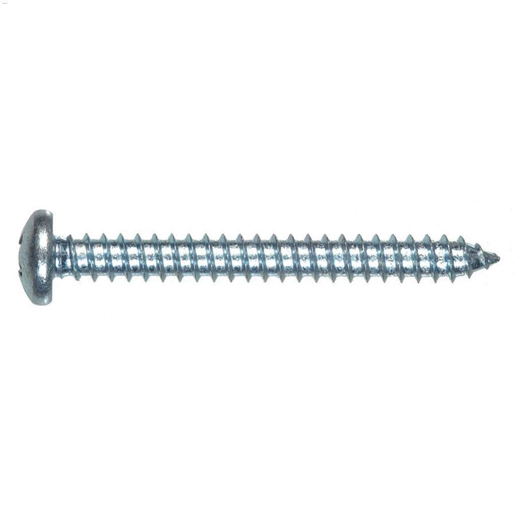 #8 x 1/2" Zinc Pan Head Sheet Metal Screw-1000/Pack
