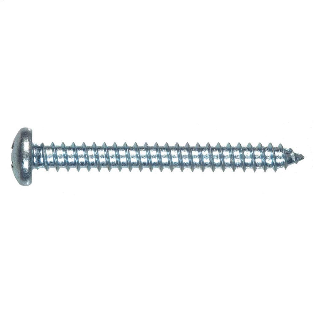 #10 x 1/2" Zinc Pan Head Sheet Metal Screw-100/Pack