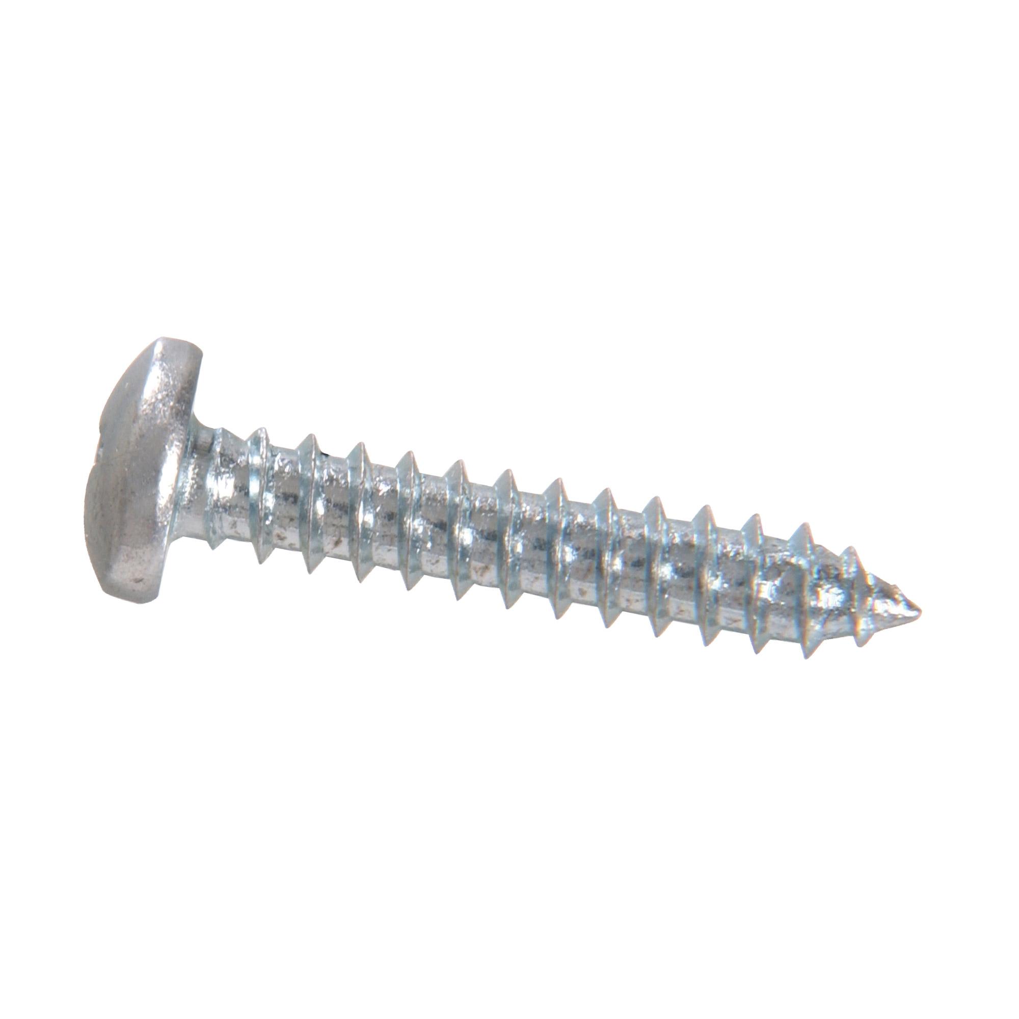 #14 x 3/4" Pan Head Square Drive Sheet Metal Zinc Screw-100/