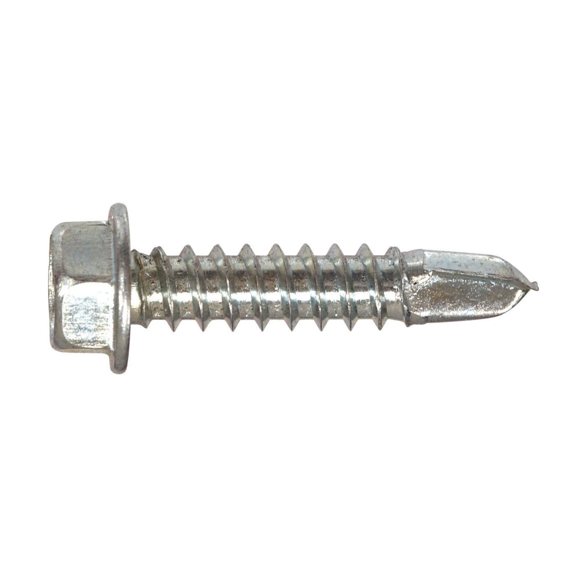 #8 x 1" Zinc HWH Sheet Metal Screw-100/Pack