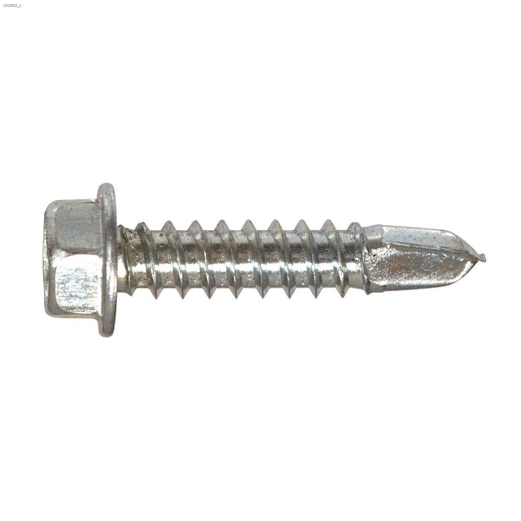 1/4" x 1" Zinc HWH Sheet Metal Screw-100/Pack