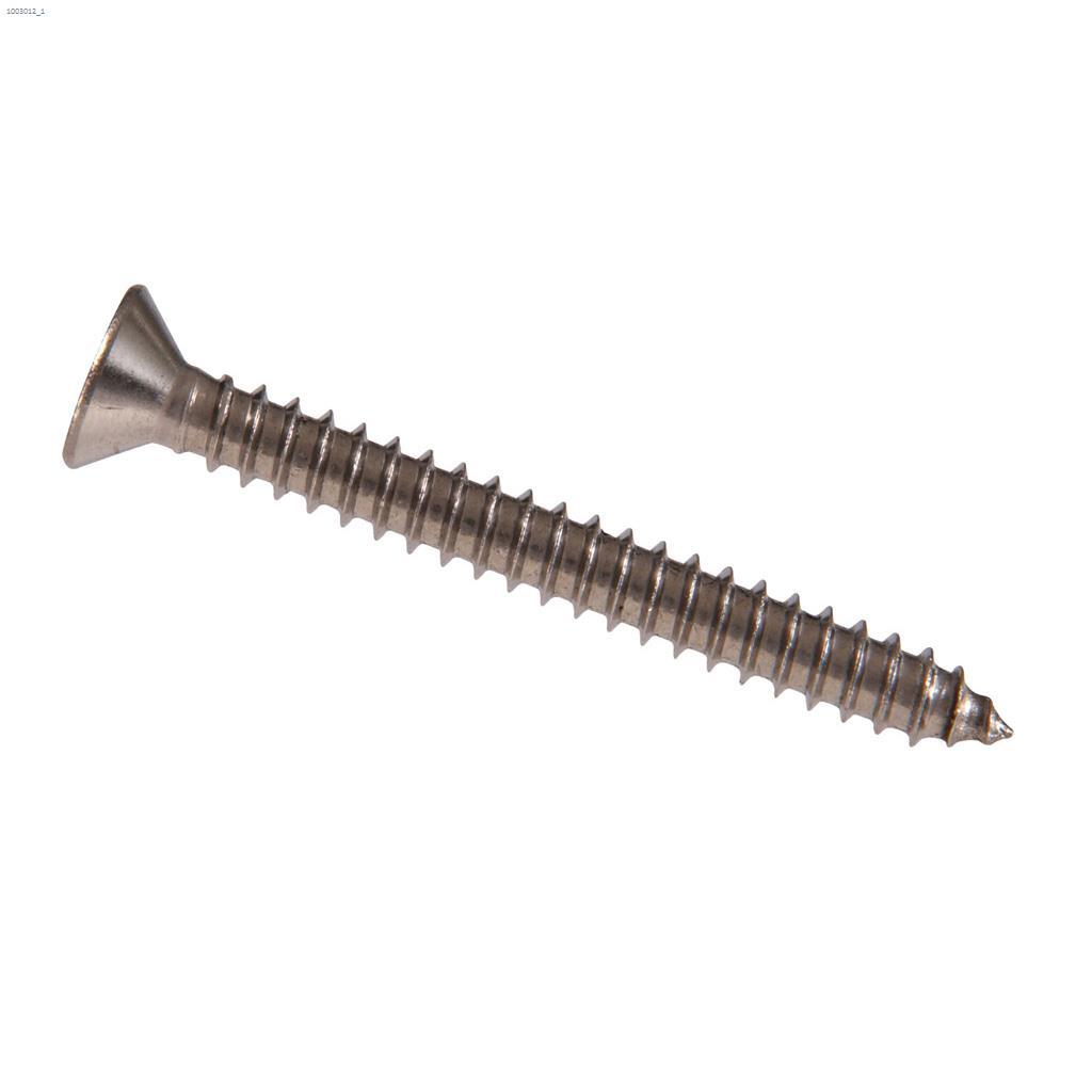 #10 x 1-1/4" Flat Head Sheet Metal Screw-100/Pack