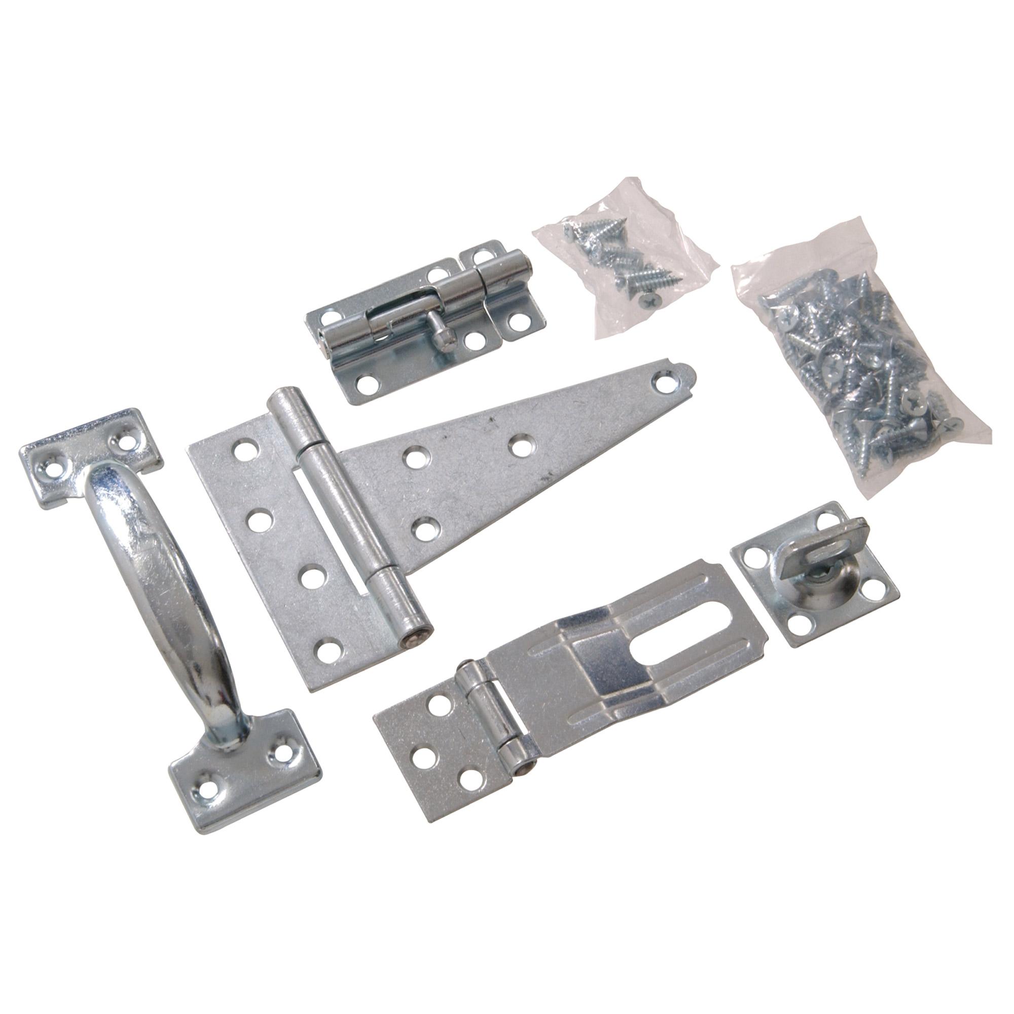 Zinc Plated Barn Hardware Kit