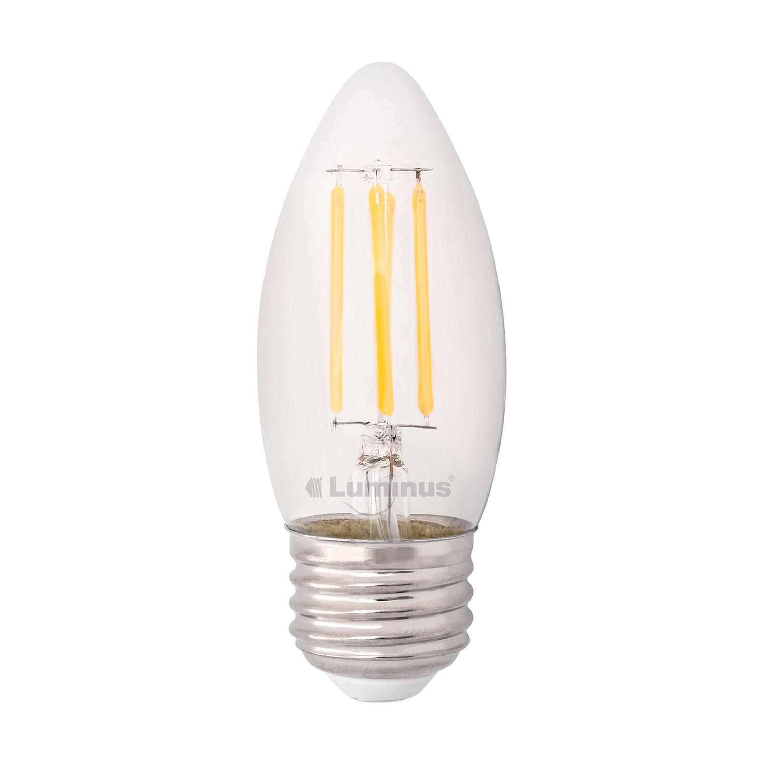B10 4W Medium Base 5000K Dimmable Filament LED Bulb