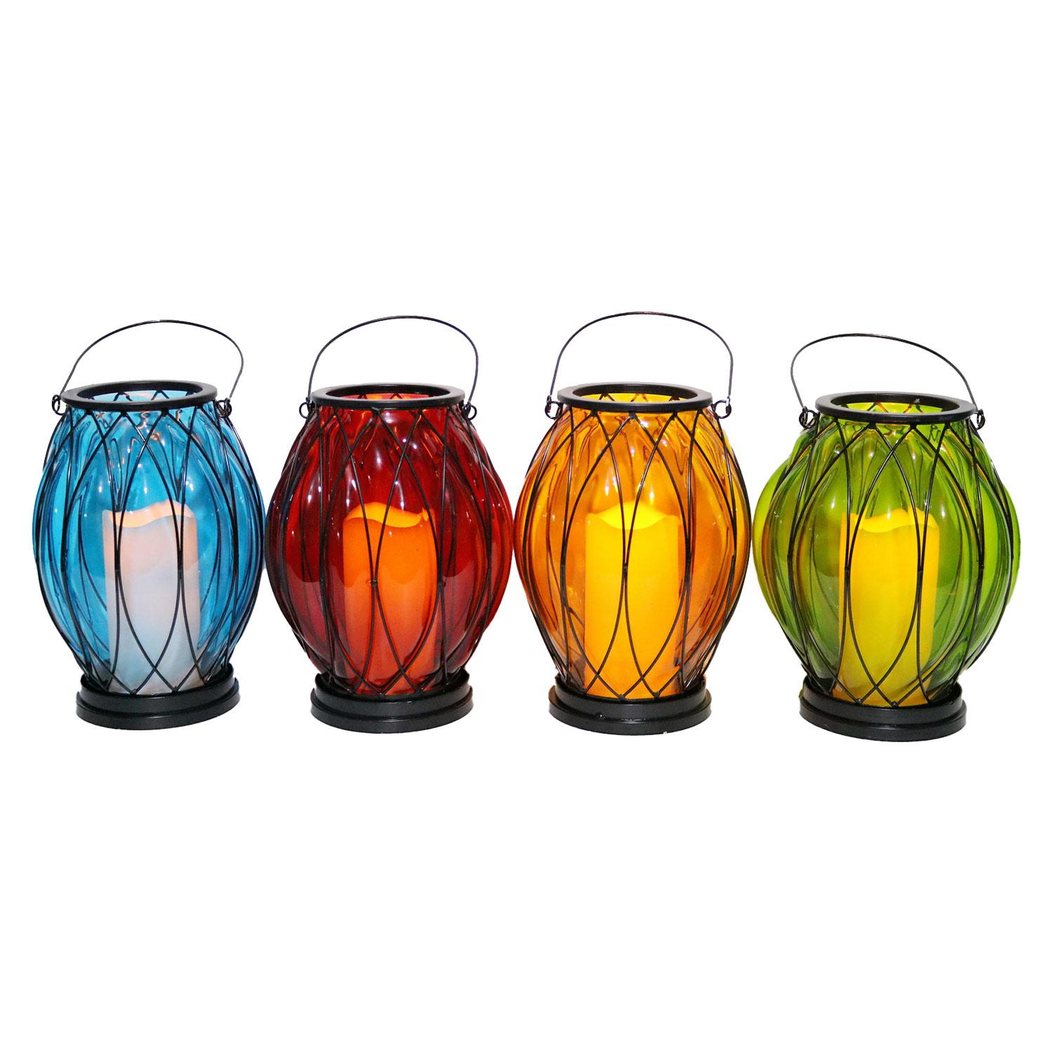 10" LED Assorted Lantern