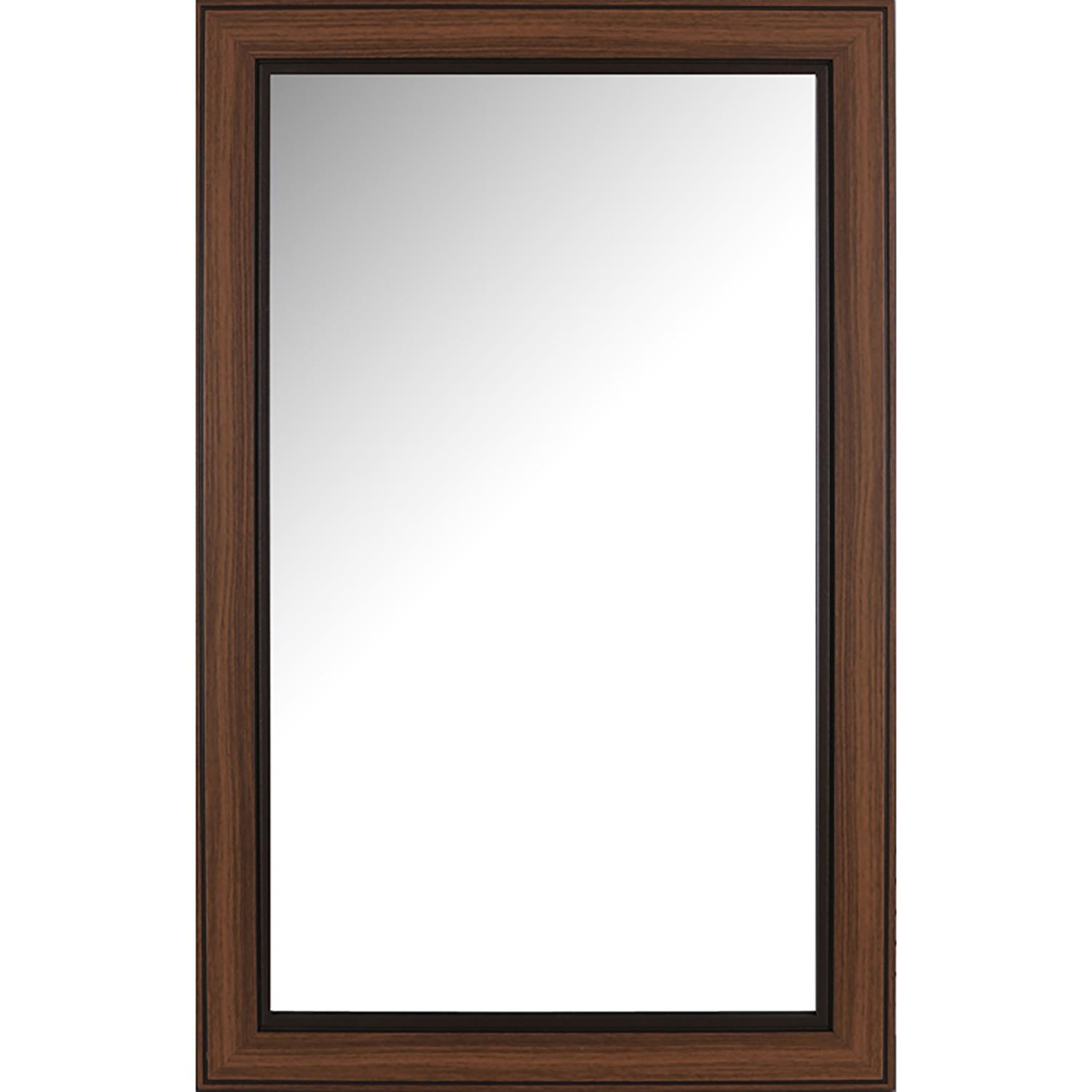 Miroir à cadre noyer 24 x 32 po
