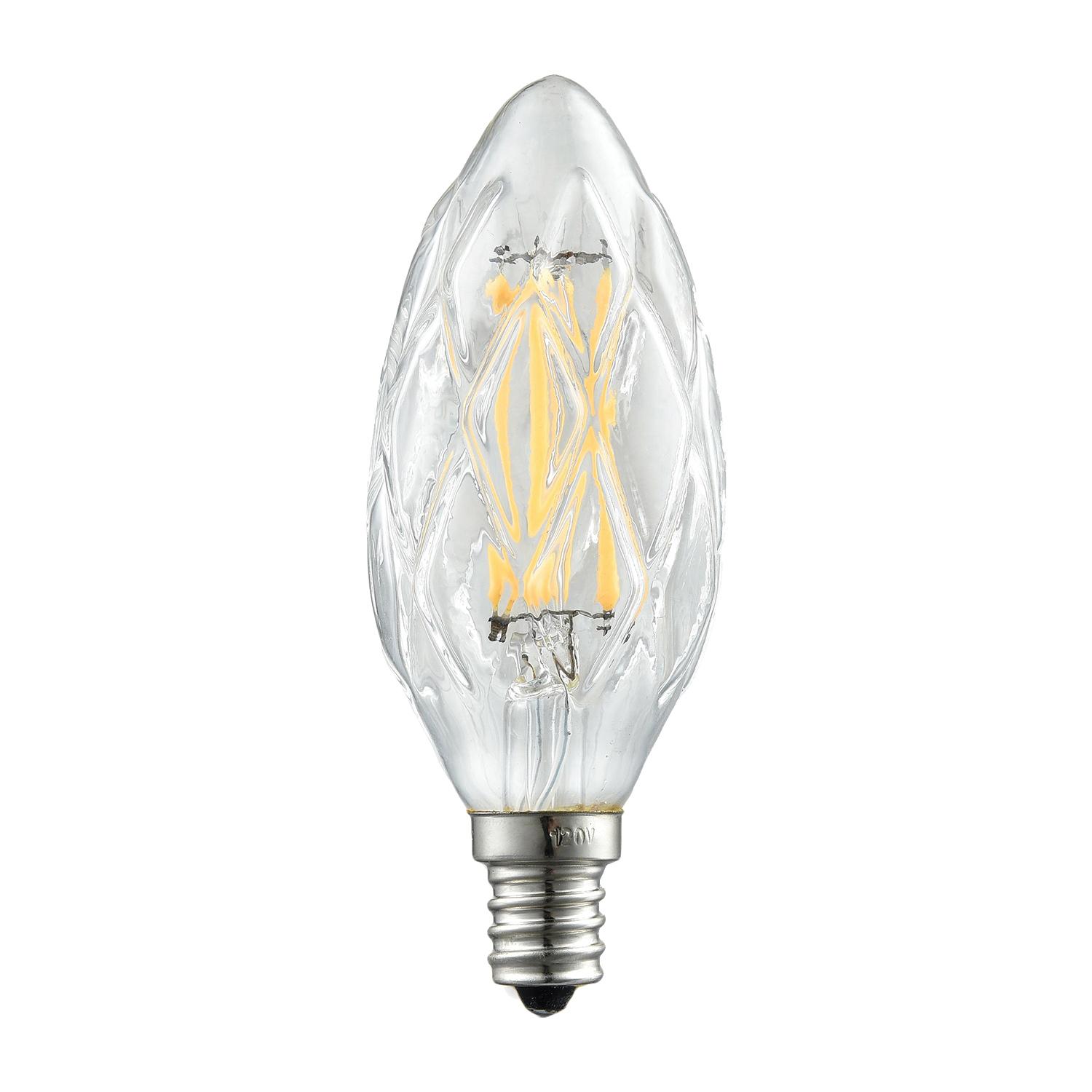 Ampoule DEL C35 E12 4 W 3 000 K