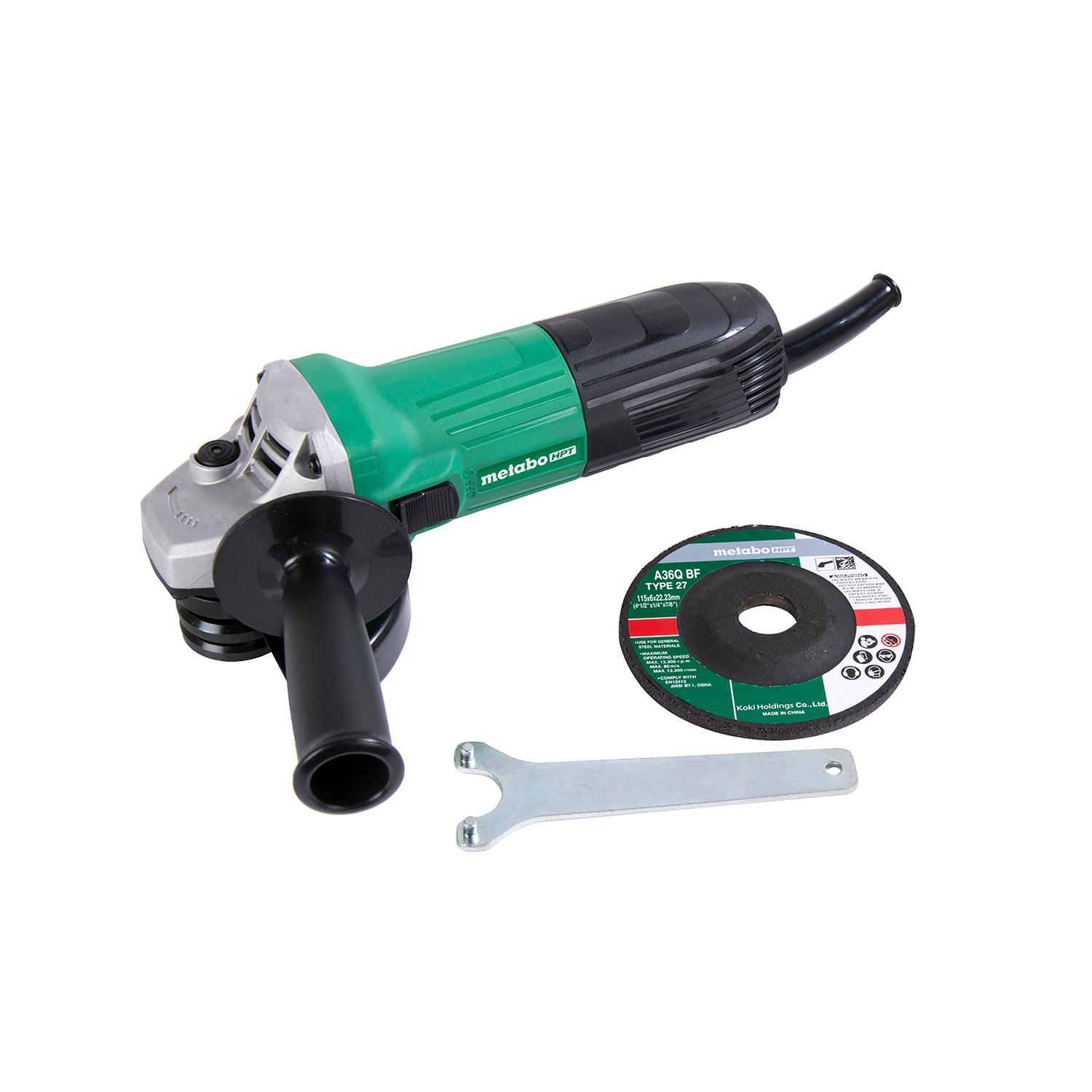 5.1 Amp Corded 4-1/2" Angle Grinder