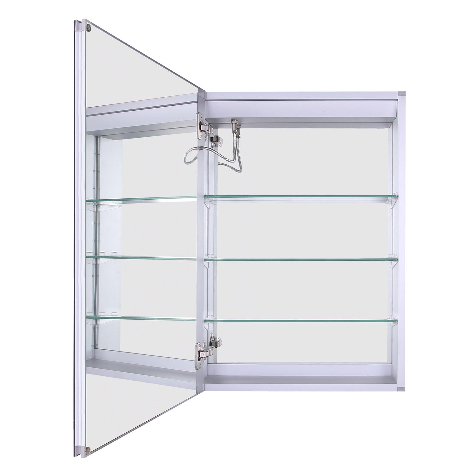 DEL encastrée 19 3/4 x 27 5/8 po H 3 000 K tactile