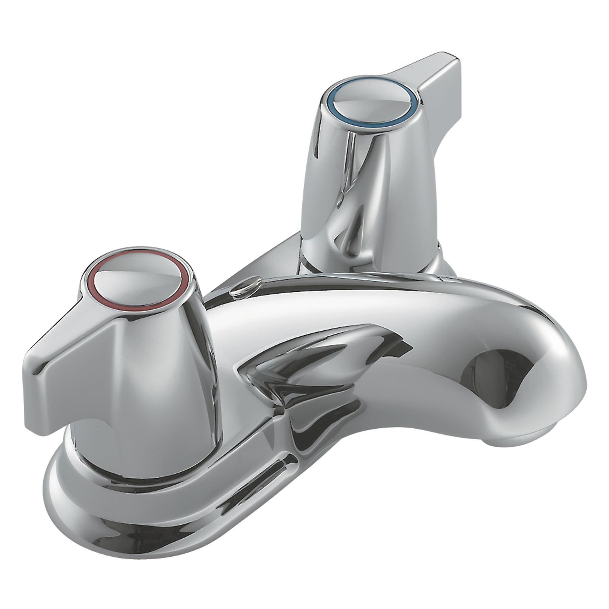 Manor Chrome 2-Handle Low Arc Bathroom Faucet