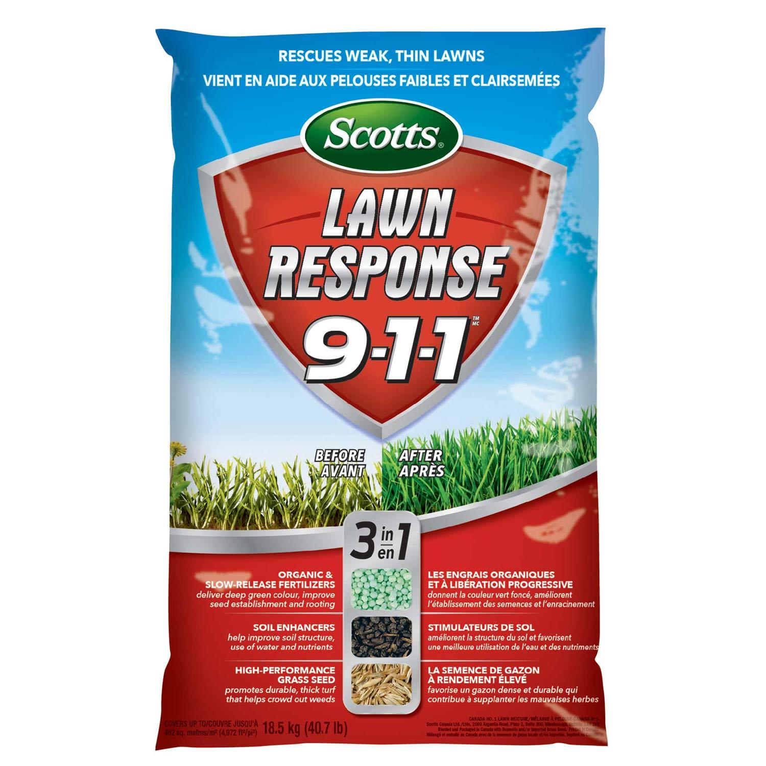 Restaurateur de pelouse Lawn Response 9-1-1, 18,5 kg