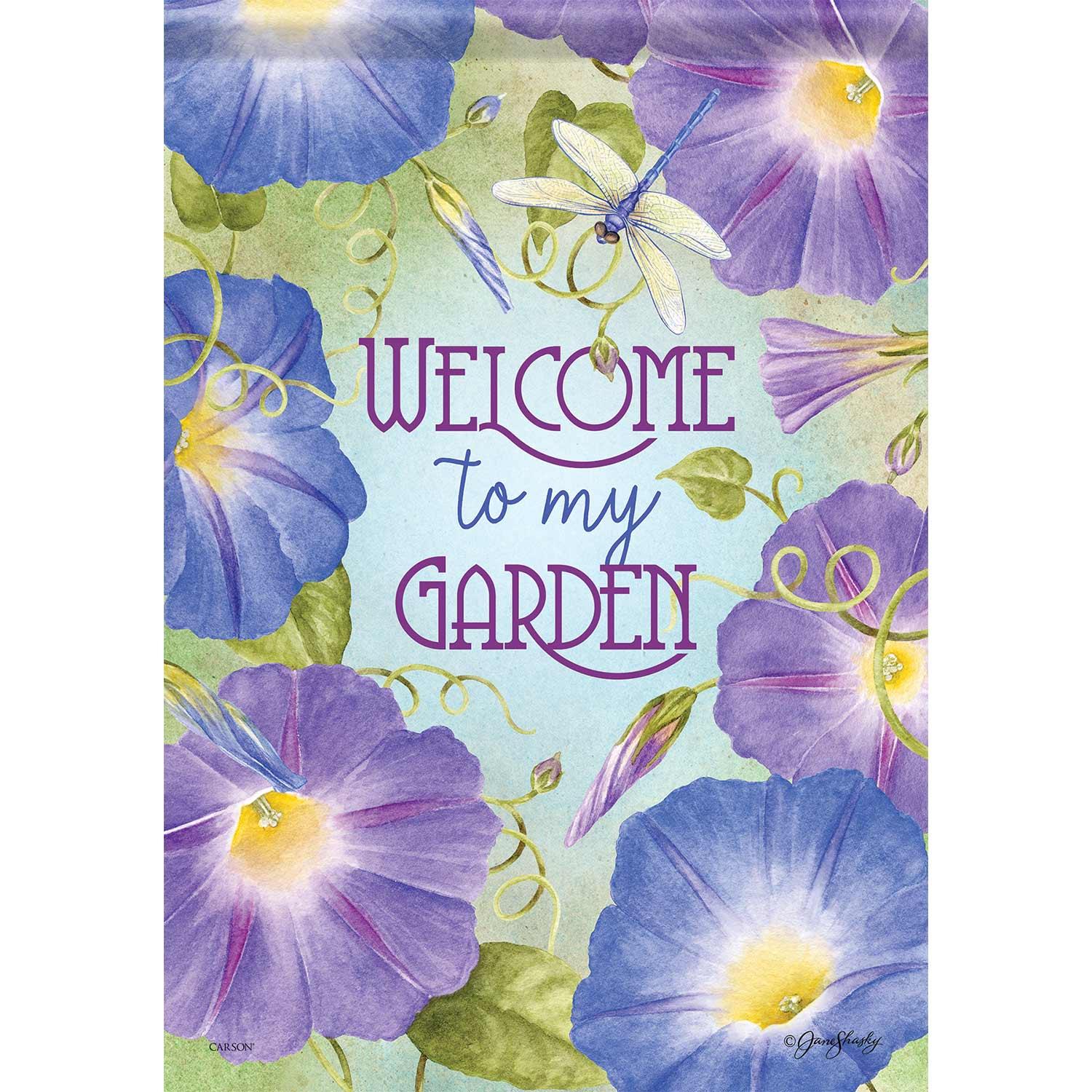 Spring Garden Flag Morning Glory