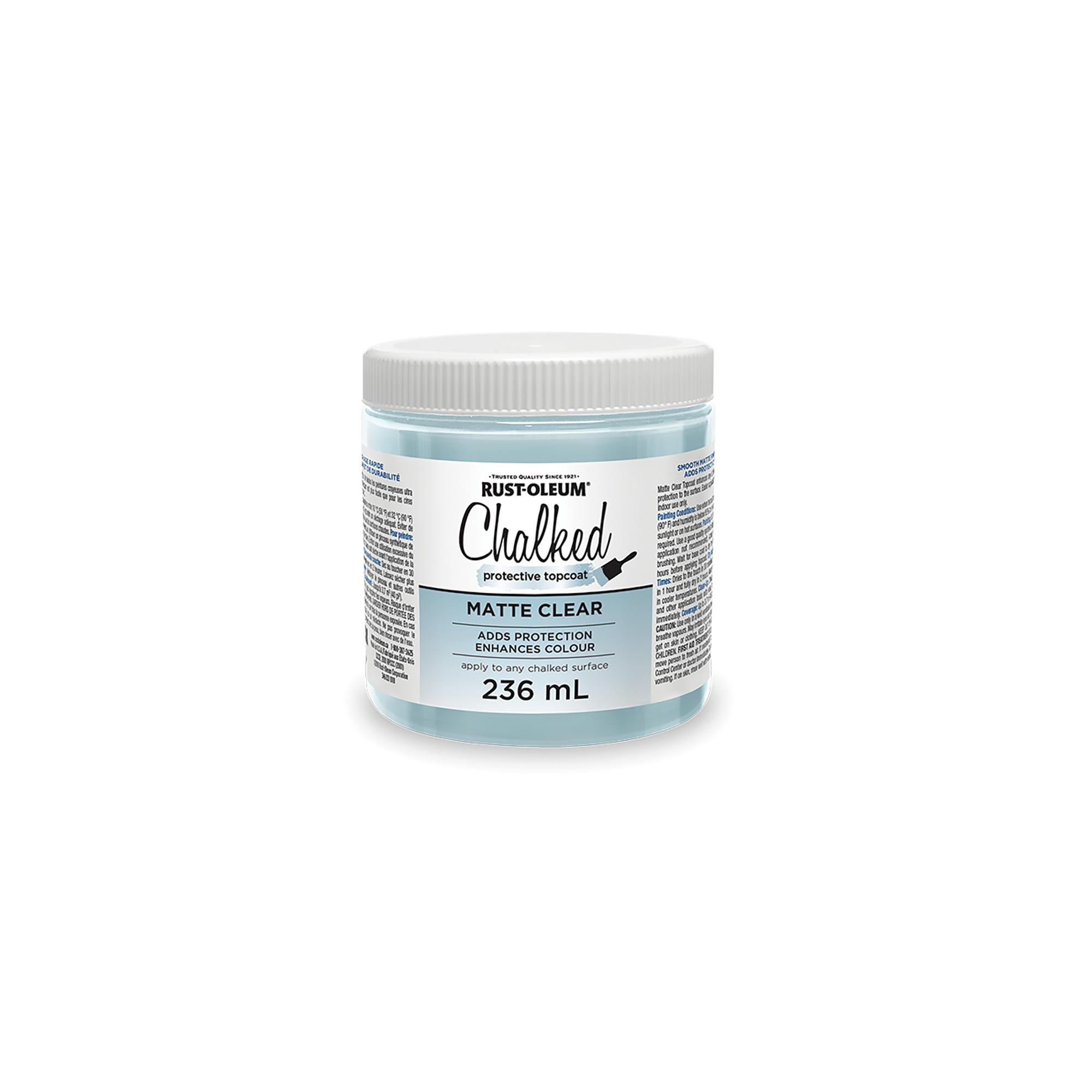Couche de finition protectrice de peinture crayeuse clair ma
