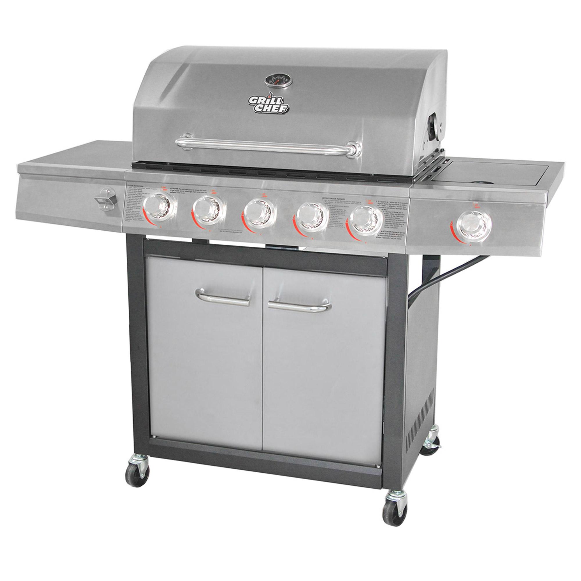 Grill Chef 72K BTU 5 Burner Gas Grill