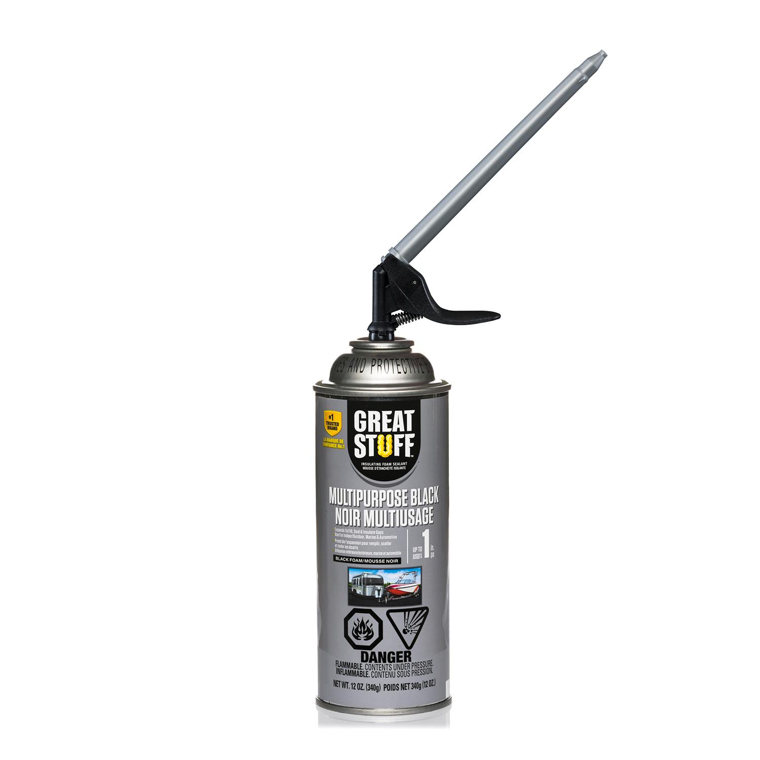 Distributeur intelligent noire tout usage 12 oz Great Stuff