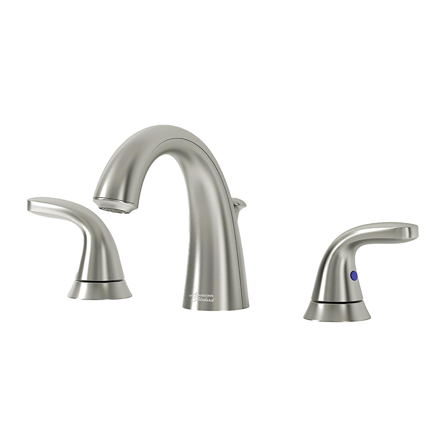 Robinet de lavabo Cadet à deux poignées en nickel brossé, 8 