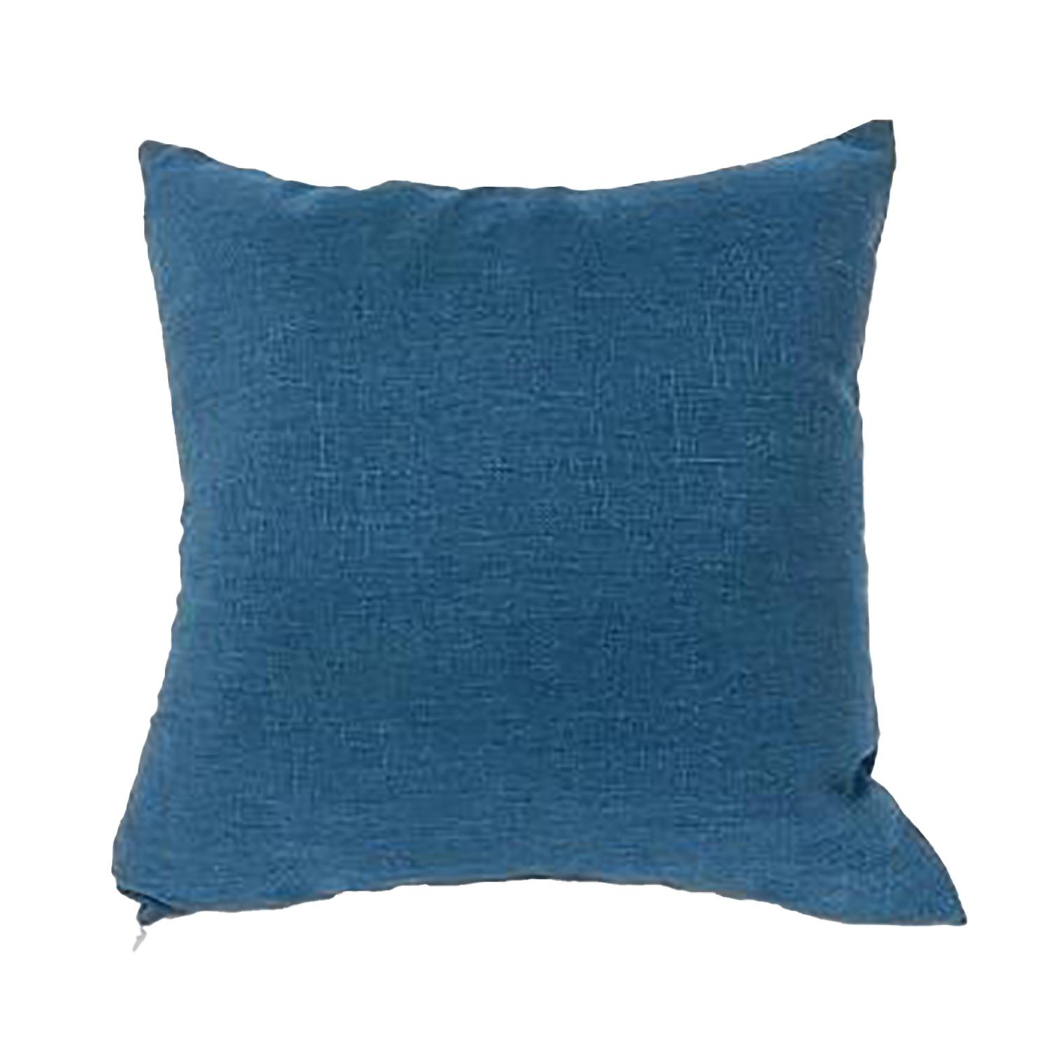 Blue 17" x 17" Linen Cushion