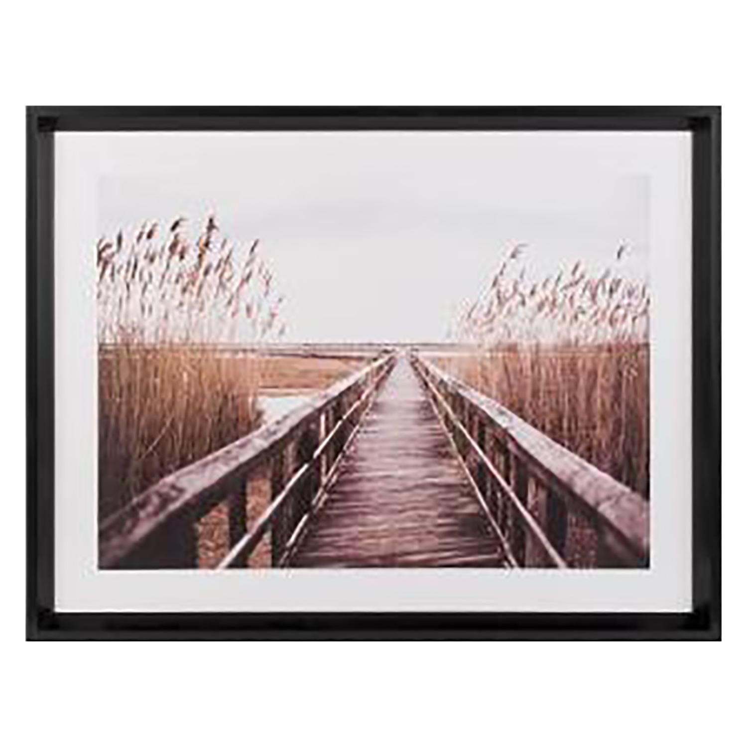 Path and Foliage 20" x 26" Wall Frame