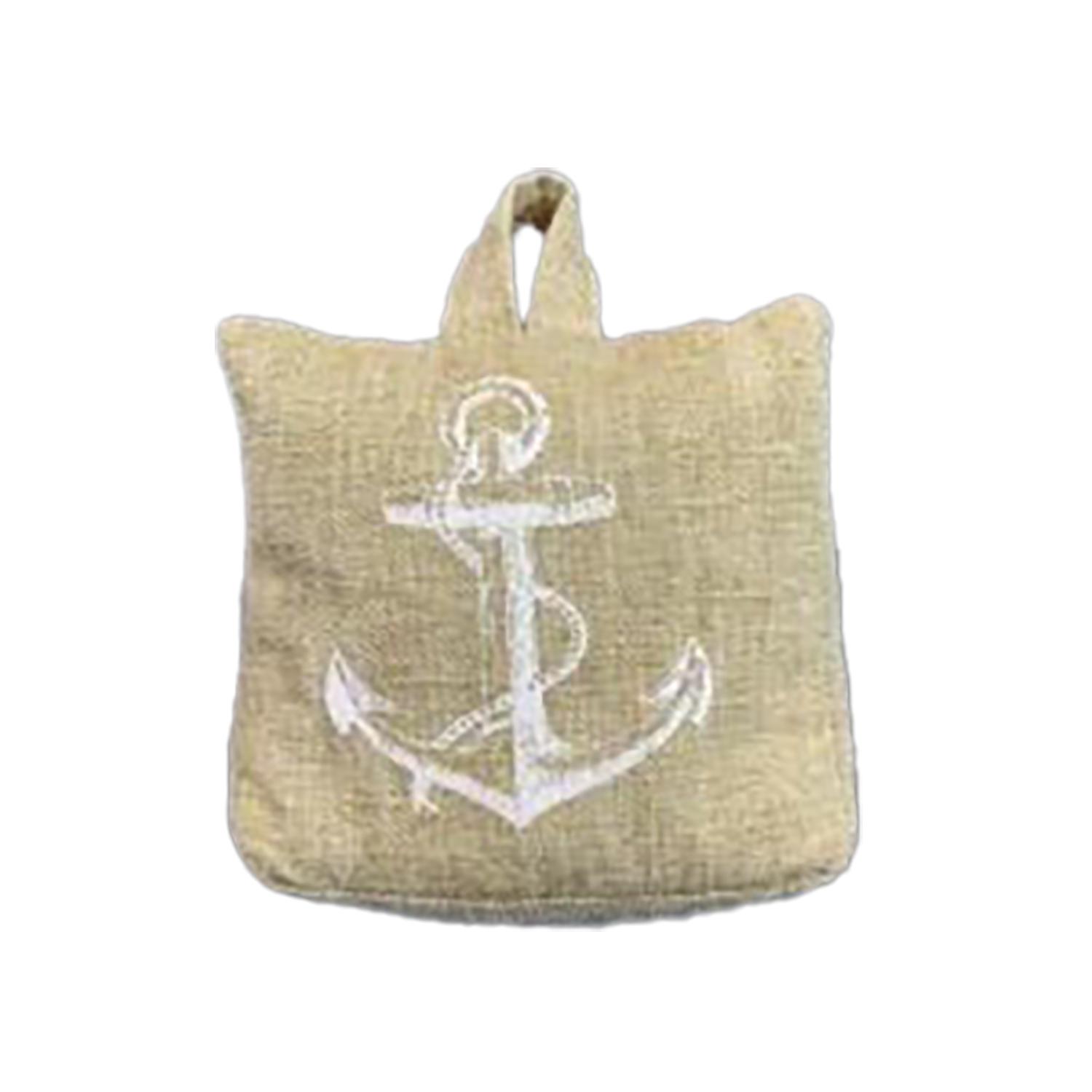 Butoir de porte Ancre en jute 7,5 x 6 po