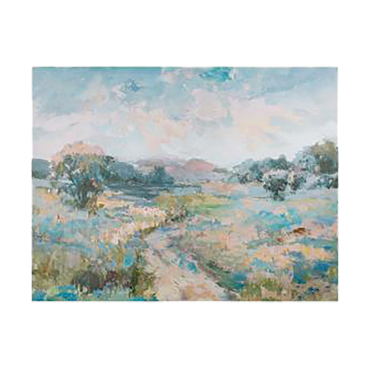 Abstract Landscape 27" x 21" Canvas Art