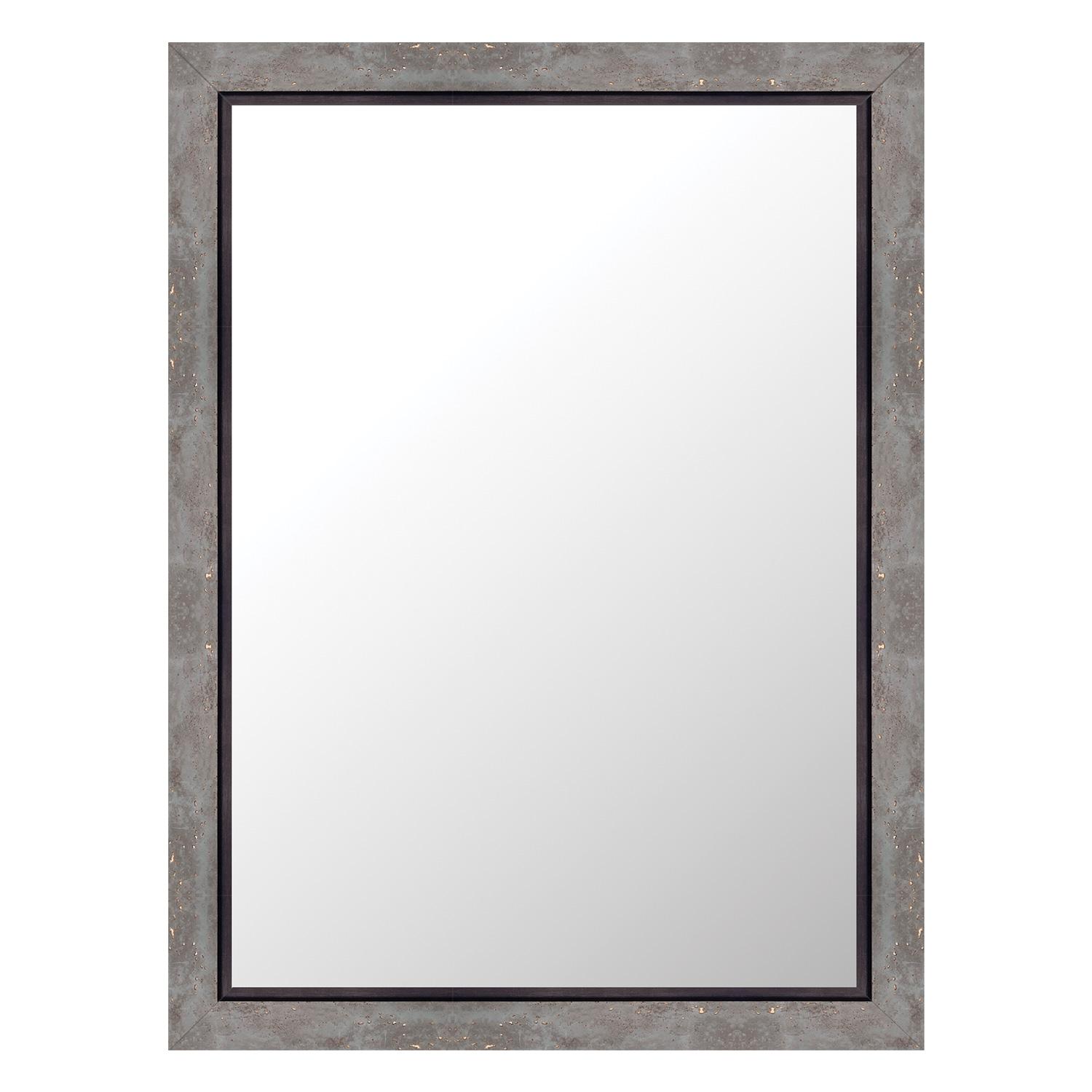 Miroir à cadre Speck gris avec or
