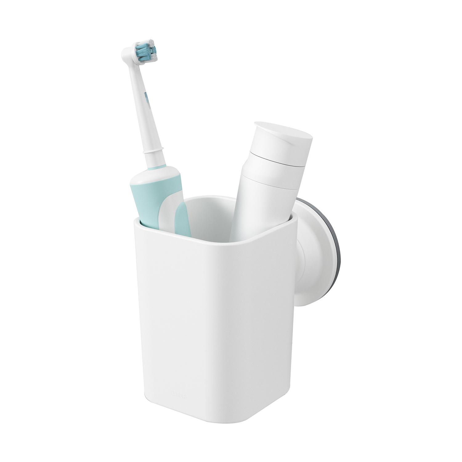 Porte-brosse à dents Flex Sure-Lock, blanc