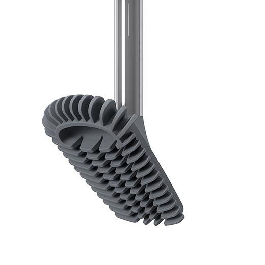 Brosse de toilette et support Flex Sure-Lock, blanc