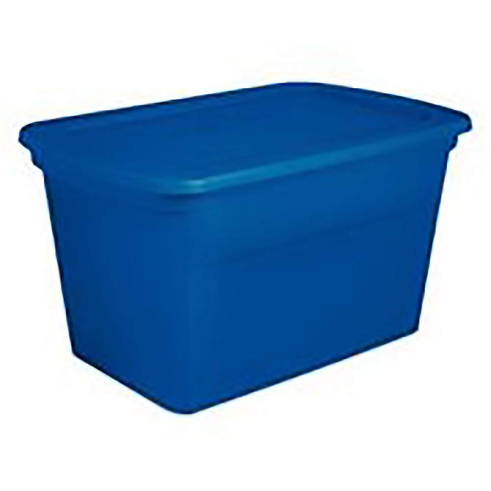 114 L Blue Morpho Plaste Storage Tote