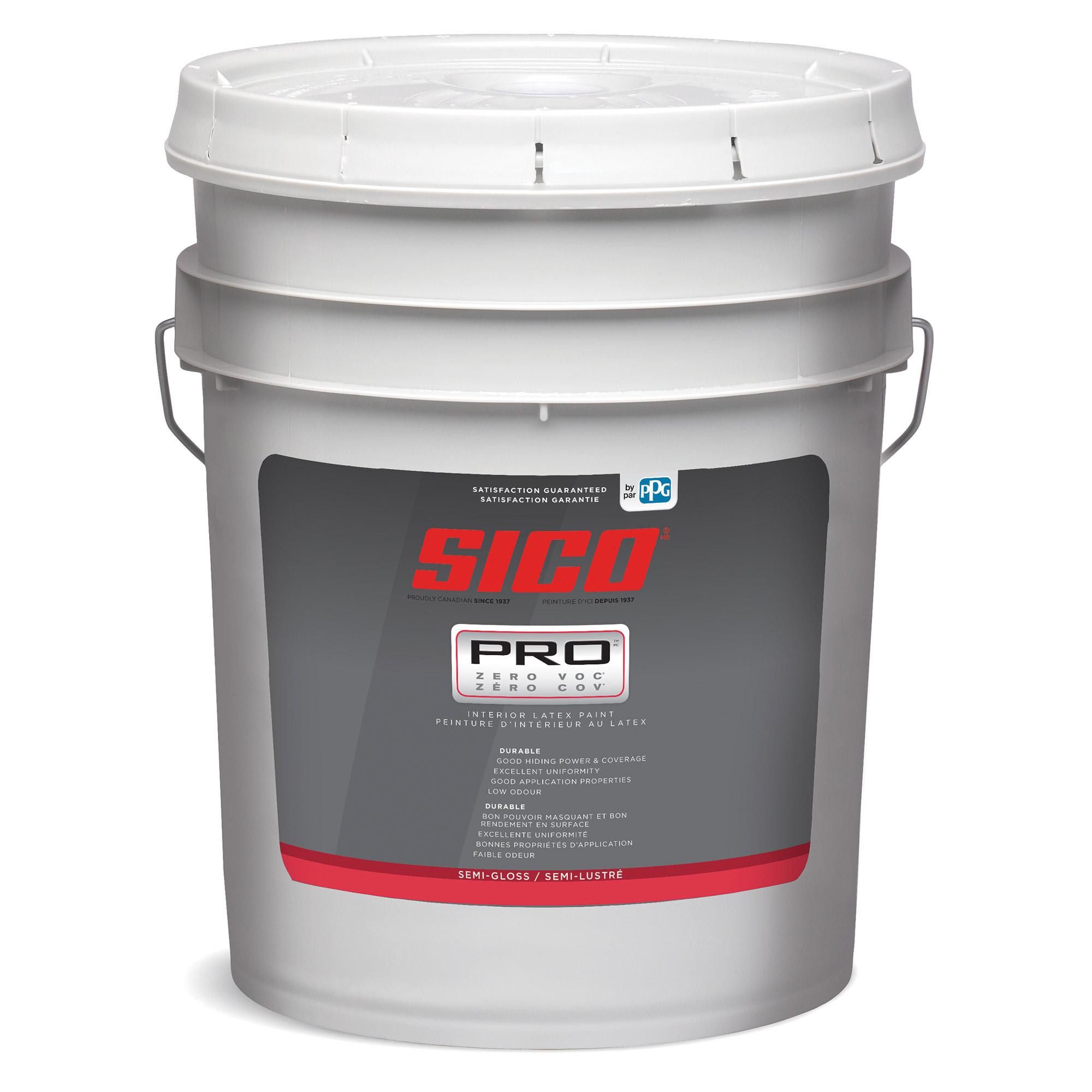 Peinture int s-lustre base blanc zéro COV Sico Pro 18,9 l