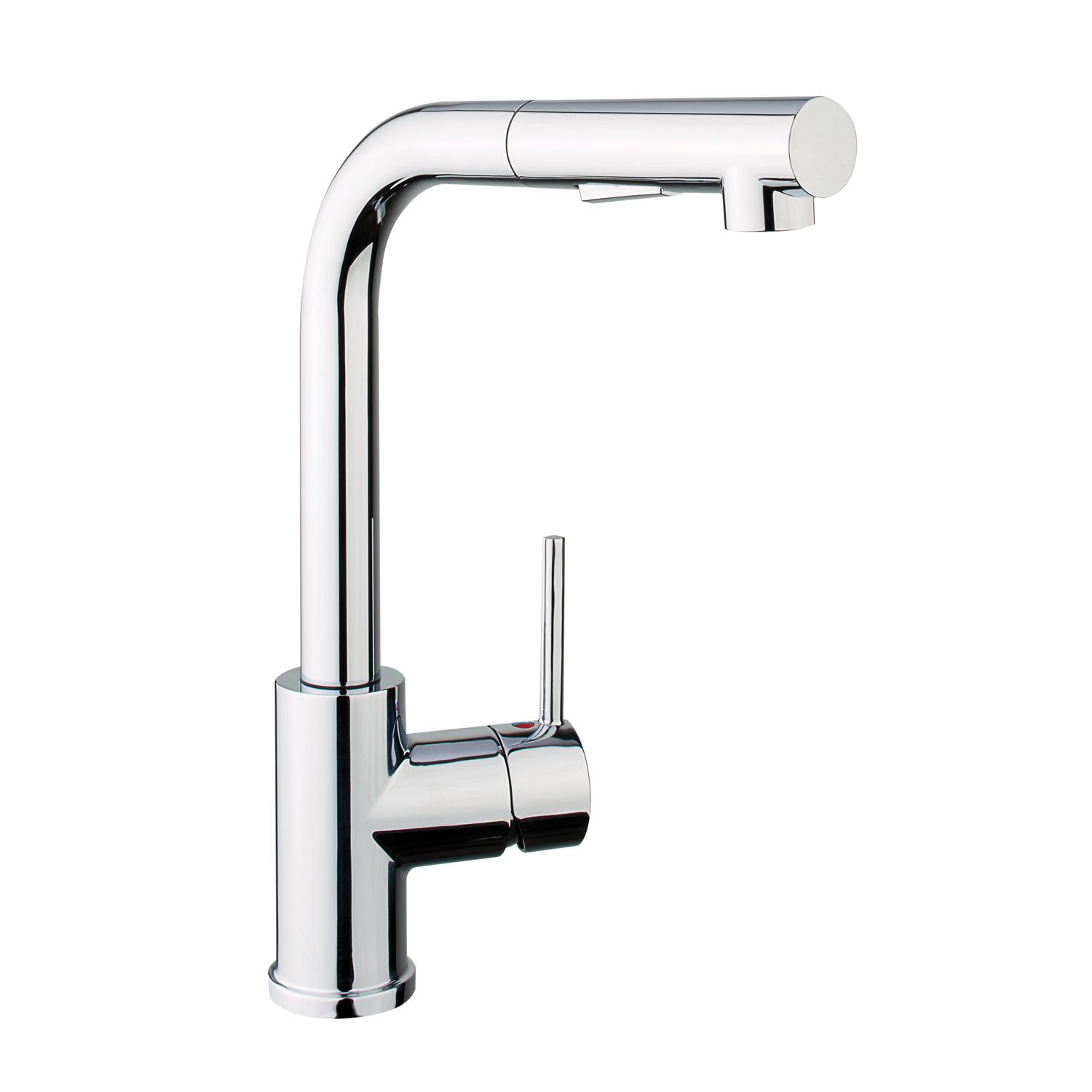 Robinet de cuisine à bec rétractable Scene, chrome