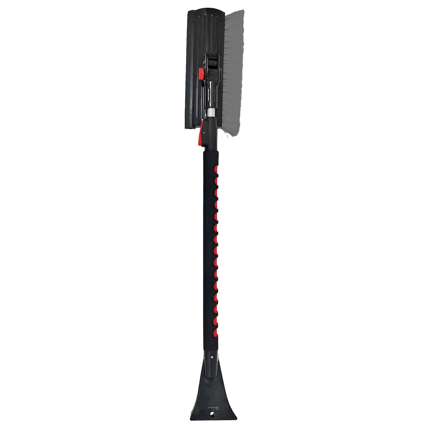 Blizzard 54" Telescopic Snowbrush with Bristle And Rubber En