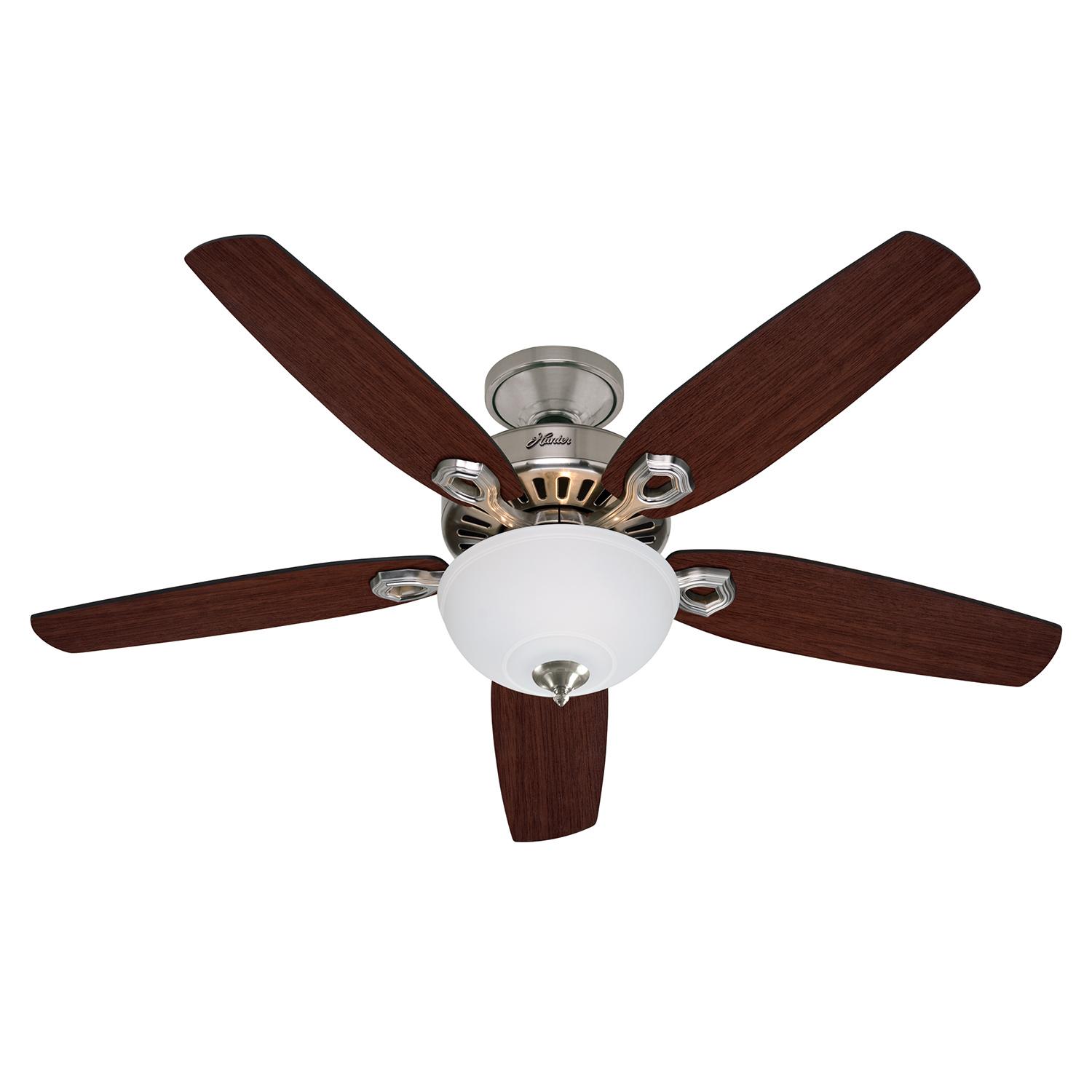 Ventilateur de plafond Dewfield 52 po 1 lumière 5 pales