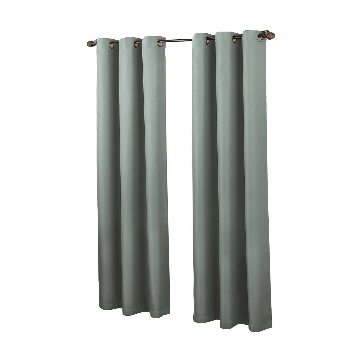 Panneau de rideau 52 x 84 po Montego gris pâle