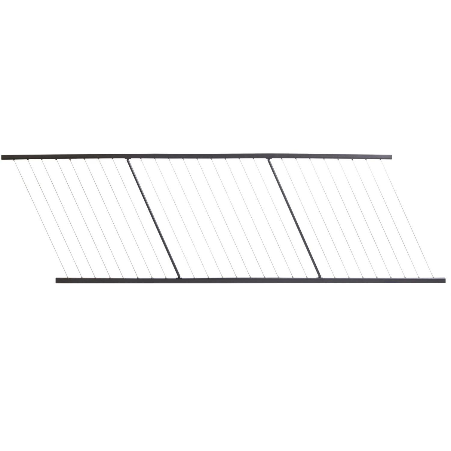Rail câble vertical Fe26 Fortress 34 po x 8 pi sable noir