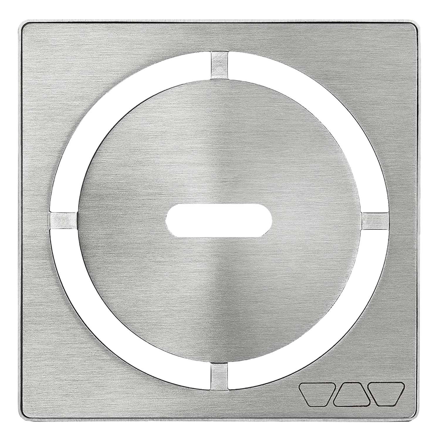 Kerdi Drain Grate Kit 4" Brushed Stainless Steel Pure 
