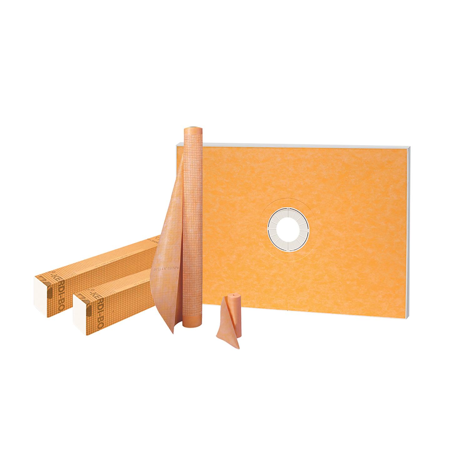 Kerdi Shower-Kit 38"X60" Center ABS Flange 2"
