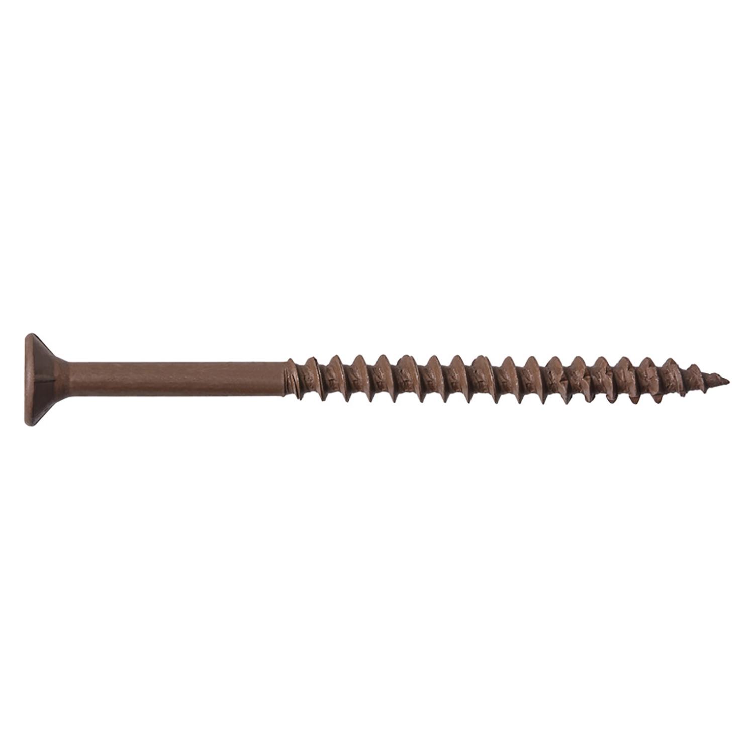 8 x 3 Flat SOC UNC Deck Screw-Cedar-500/Box