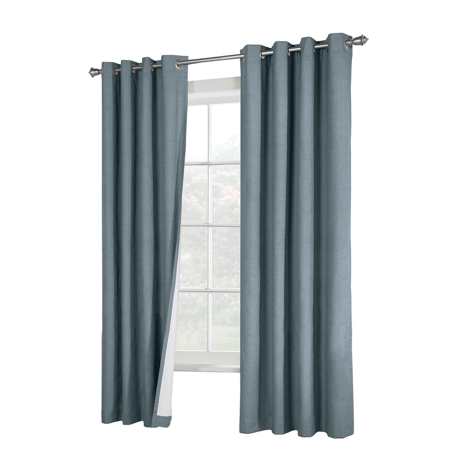 Rideau occultant 52 x 84 po Suprema bleu