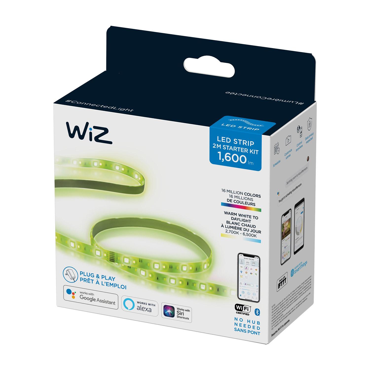 Guirlande lumineuse DEL Wi-Fi 2M 1 600 lm, trousse démarrage