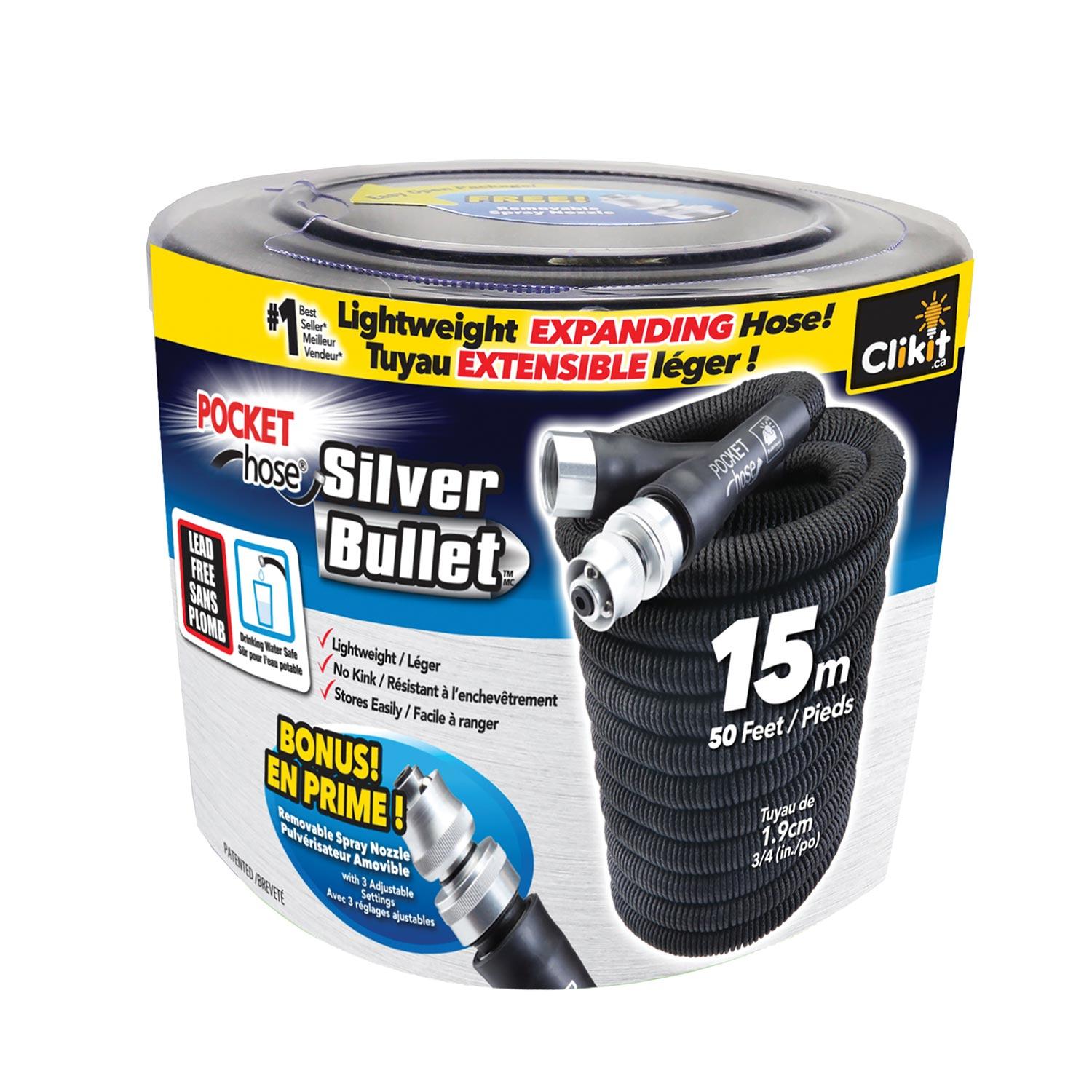 Boyau de poche 50 pi Silver Bullet