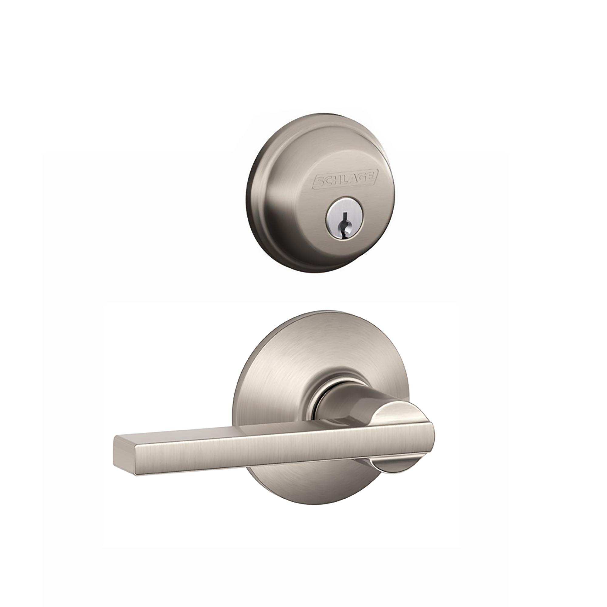 Single Cylinder Deadbolt And Passage Latitude Lever