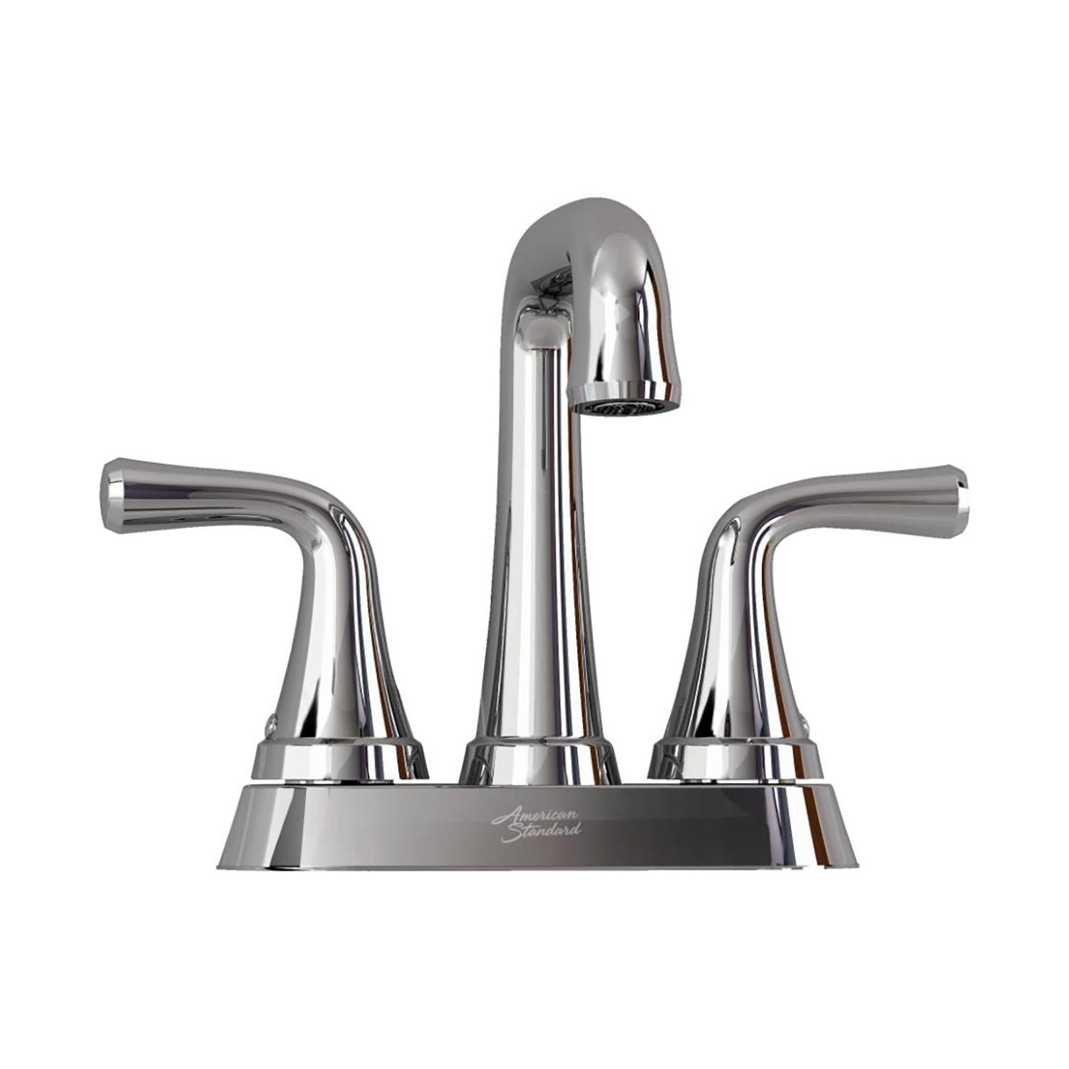 Robinet de lavabo à deux poignées Leyton, chrome
