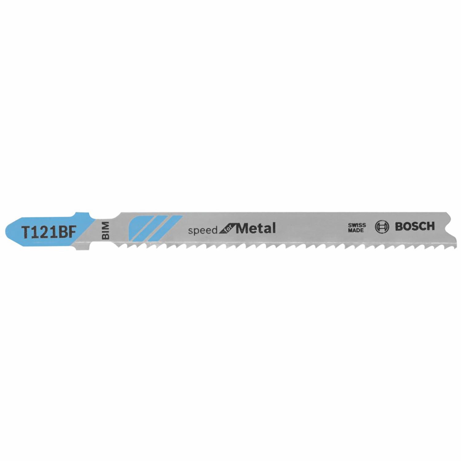 3pc 3-5/8" 12 TPI Metal T-Shank Jig Saw Blades
